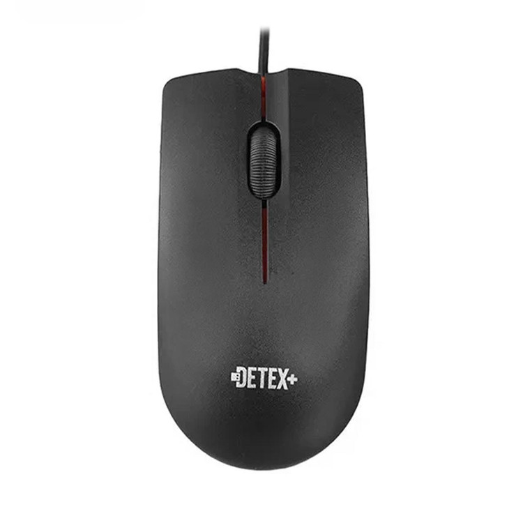 ماوس با سیم +DETEX مدل MD-901 - مشکی