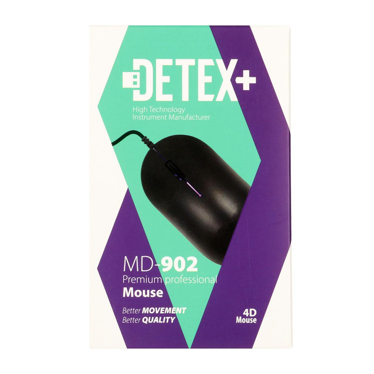 ماوس باسیم +DETEX مدل MD-902 - مشکی
